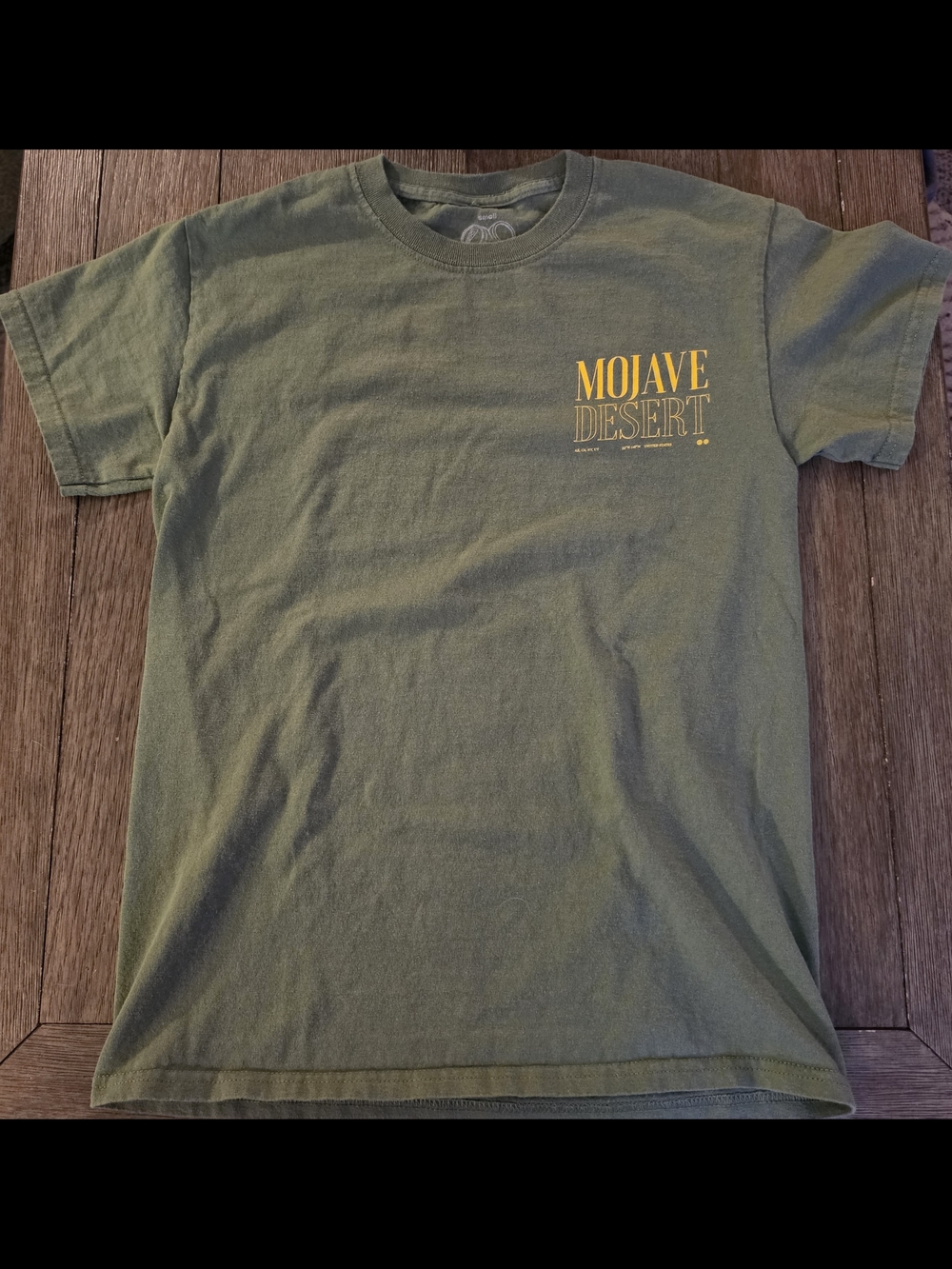 Mojave Desert Short Sleeve Crewneck Tee - Olive Green